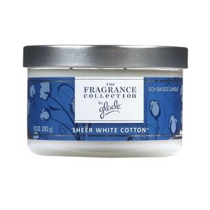 Glade 10-oz Sheer White Cotton Multi-Wick Candle